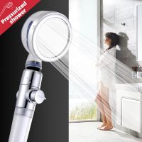 Zhangji New Arrival Turbocharge SPA Shower Head High Pressure Water Saving Showerhead Bathroom Accessory Filter Shower Showerheads