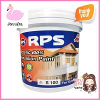 สีน้ำทาภายนอก RPS LONGCOAT L200 สีขาว เนียน 2.5 แกลลอนWATER-BASED EXTERIOR PAINT RPS LONGCOAT L200 WHITE SHEEN 2.5GAL **หมดแล้วหมดเลย**