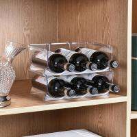 Bottle Rack Useful PET Versatile Smooth Base Attractive Bottle Organizer for Restaurant Wine Stand Wine Holder