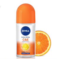 [exp 09/23]นีเวีย เอ็กซ์ตร้า ไวท์ ซี แอนด์ อี โรลออน 50 มล. NIVEA Extra White C&amp;E Roll On 50ml.