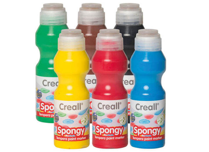 Creall Spongy Tempera Paint Marker 6cols x 70ml Lazada Singapore