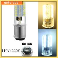 GOTORADE สำหรับจักรเย็บผ้า 64SMD 2.6W โคมไฟคริสตัล หลอด LED ข้าวโพด BA15D 110/120V