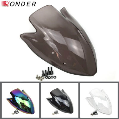 Motorcycle Windshield For Kawasaki Z1000 Z 1000 2003 2004 2005 2006 Double Bubble Windscreen Wind Deflectors Z1000 03 04 05 06