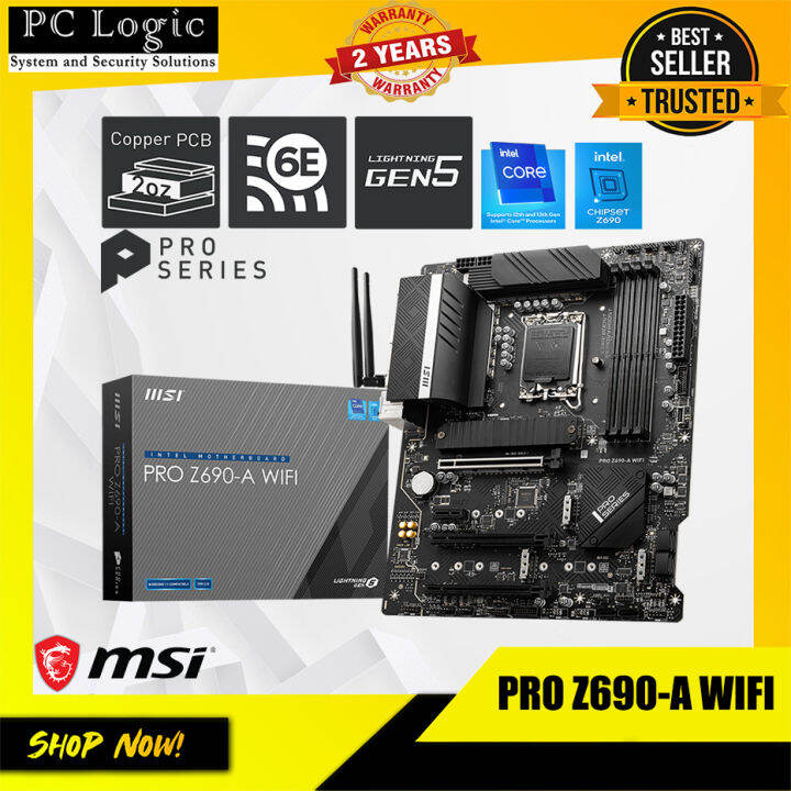 MSI PRO Z690-A WIFI DDR4 I 911-7D25-012 I LGA1700 I WIFI 6 I ATX I FOR ...