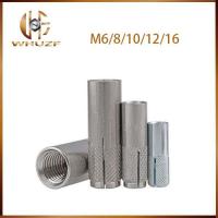 【cw】 M6/M8/M10/M12/M16 5PCS Iron Galvanized Top Explosion / Inner Expansion Tube Gecko Flat Burst Screw ！