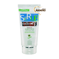 Smooth e white baby face scrub สมูทอี ไวท์ เบบี้ เฟซ สครับ 120กรัม