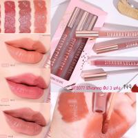 HF5077 SIVANNA BLURRING INTENSE VELVET LIPS ซีเวนน่า คัลเลอร์ส เบลอรี่ง อินเทนซ์ เวลเวท ลิป เซ๊ตลิป 3 แท่ง เนื้อแน่นกันน้ำ  ++ เบอร์ 01