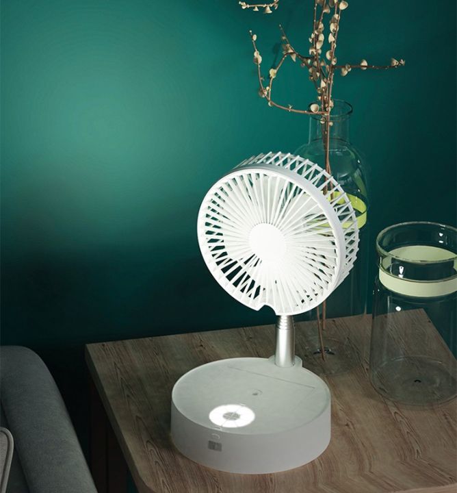 n97-พัดลมตั้งโต๊ะ-usb-rechargeable-outdoor-telescopic-folding-fan-portable-mini