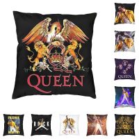 [FAZOZO Home Textile Store] นักร้องอังกฤษ Songwriter Freddie Mercury Queen เบาะรองนั่งโซฟาตกแต่งสแควร์โยนหมอน40X40ซม. ปลอกหมอน