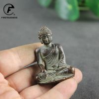 Exquisite Pure Copper Buddha Ornaments Trumpet Home Decoration Shakyamuni Brass Car Statues Bronze Buddha Figurines Gifts