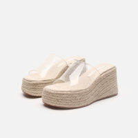 CWSame Design 2022 Summer Wedge Sandals รองเท้าแตะยอดนิยมข้ามพรมแดนของผู้หญิงรองเท้าแตะพื้นหนากลางแจ้งขนาดใหญ่