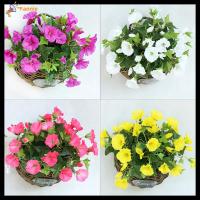 FANNIE Coloful อุปกรณ์ของประดับงานปาร์ตี้แต่งงานจำลอง Petunia เถาผักบุ้งฝรั่งเทียมการตกแต่งบ้านดอกไม้ผ้าไหมเหมือนจริง