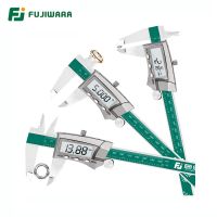 Fujihua คาลิปเปอร์สแตนเลสจอแสดงผลดิจิตอล0-150มม. 1/64ส่วน/นิ้ว/มิลลิเมตร IP54ความแม่นยำสูง0.01มม.