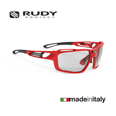แว่นกันแดด Rudy Project Sintryx Fire Red / ImpactX Photochromic 2 Black แว่นปรับสีอัตโนมัติ แว่นกันแดดสปอร์ต แว่นกีฬา กรอบเต็ม [Technical Performance Sunglasses]