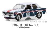 1: 64โตเกียวแรงบิด1969 Datsun 510 #95 D Iecast โลหะอัลลอยรุ่นรถของเล่นสำหรับของขวัญคอลเลกชัน