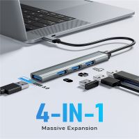 4 Port USB 3.0 Hub USB Hub High Speed Type C Splitter 5Gbps For PC Computer Accessories Multiport HUB 4 USB 3.0 2.0 Ports USB Hubs