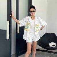 New Sunscreen Casual Fashion Printing Letter Pattern Versatile Korean Loose Coat