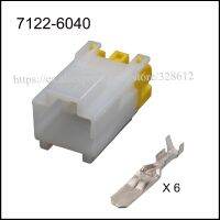 ▤✵ DJ70417Y-6.3-11/21 auto wire cable female male connector terminal 4-pin Plugs sockets 7123-6040/7122-6040