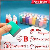 GGE SPORTS แสตมป์การ์ตูนแบบหมึกในตัวสำหรับเด็กตราประทับออฟฟิศและโรงเรียนแสตมป์บรรยายแสตมป์รางวัลตราประทับการให้กำลังใจตราประทับการเรียนการสอน