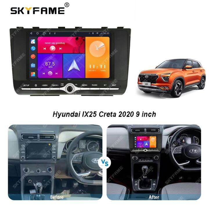 skyfame-car-fascia-frame-adapter-canbus-box-decoder-for-hyundai-ix25-creta-2020-android-radio-dash-fitting-panel-kit