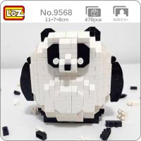 LOZ 9568 Zodiac Cancer Constellation Cartoon Panda Doll Animal Model Mini Diamond Blocks Bricks Building Toy for Children no Box