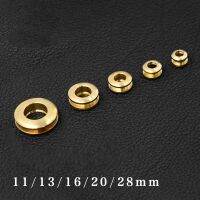 5pcs Solid Brass Arc Eyelet washer grommets Stud Rivet Screw Back for Handmade DIY Leather Bag Garment Accessories 10 12 15mm