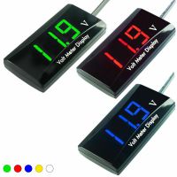 Mini LED Display Digital Voltmeter Panel Volt Voltage Meter Tester Reverse Connection Protection 12V For Car Motorcycle Universa