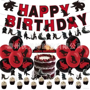 𝓕𝓻𝓲𝓭𝓪𝔂 𝓽𝓱𝓮 13𝓽𝓱 Party Decorations,Horror Movie Birthday Party  Supplies Includes Banner - Cake Topper - 12 Cupcake Toppers - 18 Balloons