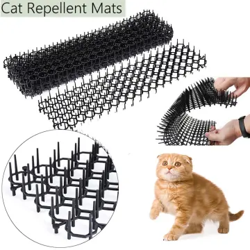 Scat Mat with Spikes for Cats Dog Digging Deterrent Outdoor Mats for Garden  and Fence Cats Stopper Network 