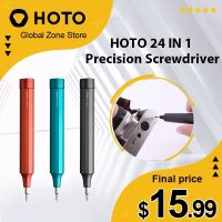 (LONG FA hardware) HOTO 24 IN 1พรีซิชั่ไขควงมินิแบบพกพาไขควงชุดไขควงอเนกประสงค์กล่องเก็บแม่เหล็ก24ชิ้นบิต