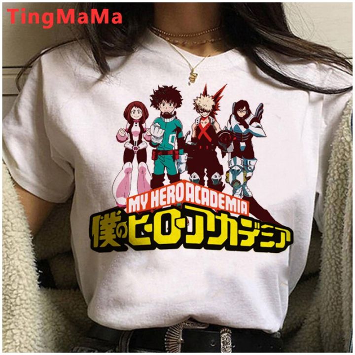 ❁My Hero Academia Fashion Anime T Shirt Women Harajuku Himiko Toga T-shirt  Boku No Hero Academia Cart 