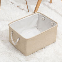 Linen Dustproof Folding Laundry Basket Laundry Basket Storage Box Organizer