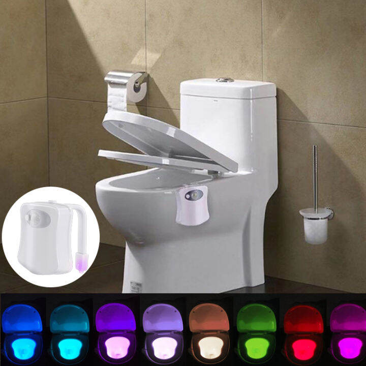 Smart Toilet Night Light Motion Sensor Light Toilet Lights Waterproof