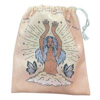 【traveler】 Tarot Rune Bag Tarot Card Holder Bag Pouch 5.12X7.09 Inches Velvet Tarot Dice Bag For Jewelry Wedding Candy Bags Party Travel