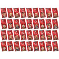 36 Pcs Chinese Red Envelopes Year of the Tiger Lucky Money Red Packet Hong Bao for Spring Festival Supplies