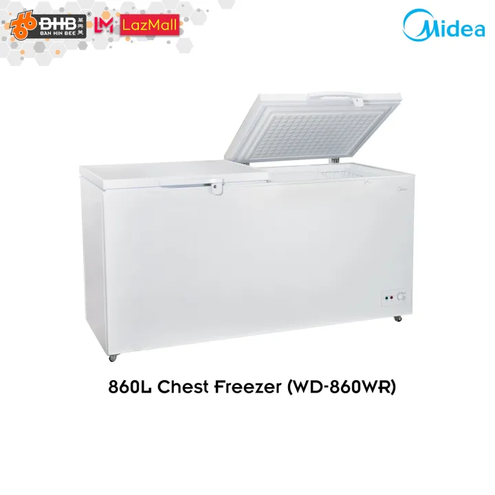 Midea WD860WR 860L (702L Net) Chest Freezer with Mechanical