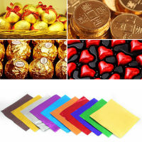 100x Chocolate Foil Paper Candy Aluminum Wrappers Sweets Package Wedding Decor