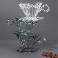 1-2Cup กาแฟ Dripper ถ้วยเรซิ่นกาแฟกรองสำหรับ Pour Over Coffee Brewing Filter Dripper กรองกระดาษ Barista เครื่องชงกาแฟ