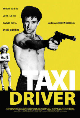โปสเตอร์หนัง Taxi Driver 1976 รับทำ โปสเตอร์ติดผนัง ของแต่งบ้าน ของตกแต่งห้องนอน 77poster
