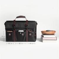 ✁☒FULL DESIGN Briefcase 1415.6" Crossbody Messenger Laptop Bag for Office Working Business Bla Khaki