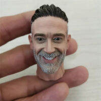 [ตลก NaiNaiKei]16 Scale รุ่น PVC Head Sculpt The Walking Dead Player Negan สำหรับ12นิ้ว Action Figure ชายทหารของเล่นคอลเลกชัน