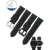 ▶★◀ Suitable for nylon carbon fiber pattern watch strap Suitable for Panerai 1661441 Fat Sea PAM01661 Diesel leather strap