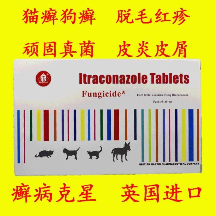 Futracon Itraconazole Feline ringworm dog and cat fungal hair loss