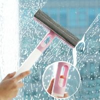 3 in 1 Spray Scrape Double-sided Window Glass Cleaner Adjustable Cleaning Brush Window Washing Brush Household Cleaning Tool Cleaning Tools