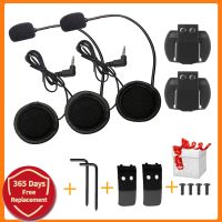 3.5mm Microphone Speaker Headset with Helmet Intercom Clip Suitable for EJEAS V4 V6 Pro Vnetphon V4 V6 Motorcycle with Gift