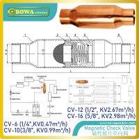 เช็ควาล์วเวทมนตร์6ถึง16มม. ใช้อุปกรณ์นำทางแอมป์; การออกแบบตัวดูดอัตโนมัติที่ป้องกันการไหลของสารทำความเย็นแบบย้อนกลับในท่อ