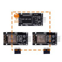 โมดูลอะแดปเตอร์ WiFi รับส่งสัญญาณสำหรับรีโมทจอไร้สาย/ควบคุมโมดูล Wi-Fi เครื่องรับส่งสัญญาณไร้สาย ESP-12E ESP8266/12F