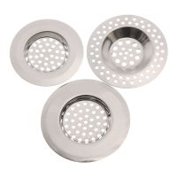 2PCS Stainless Steel Kitchen Sink Drain Stopper Filter Basket Mesh Bathroom Basin Waste Sink Strainer Disposer Plug Clean Tool