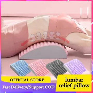 Back Stretcher Pillow - For Back Muscle Relaxation, Lumbar Support