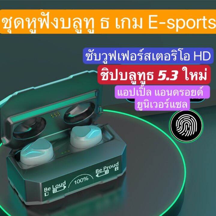 หูฟังบลูทูธ-หูฟังบลูทูธไร้สาย-5-3ของแท้-bluetooth-คุณภาพเสียงระดับ-hifiสุดยอดหูฟังยุคใหม่-ดีไซน์ล้ำเทคโนโลยีล่าสุด